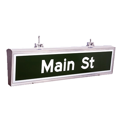 Illuminated Street Name Sign (ISNS)