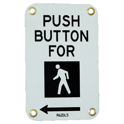 Pedestrian Pushbutton Plates