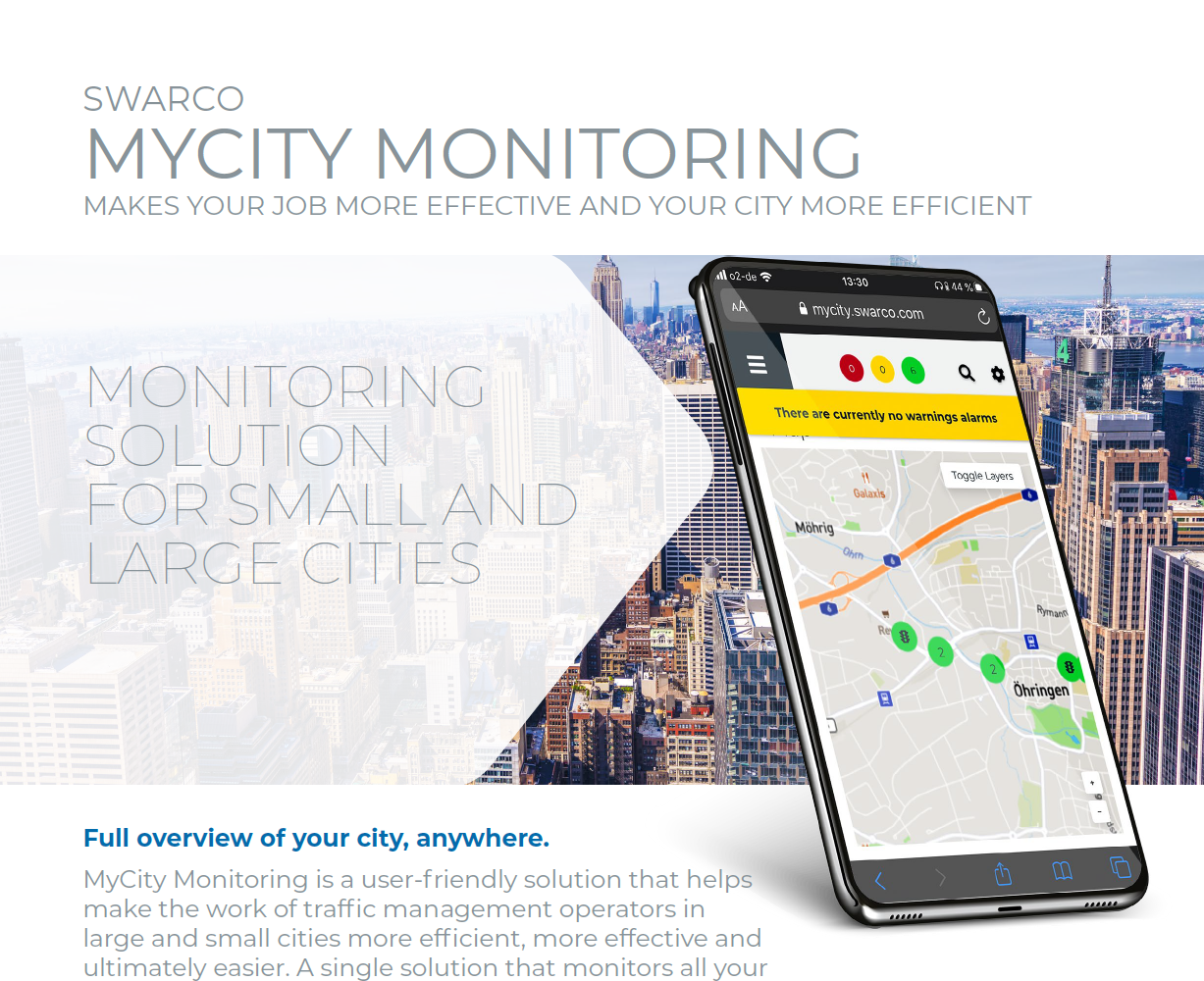 SWARCO MyCity Monitoring Datenblatt 2021 DE