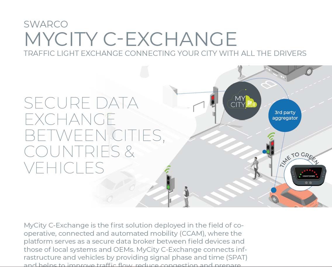 SWARCO MyCity C-Exchange Solution Sheet