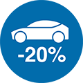 -20% waiting time -20% waiting time