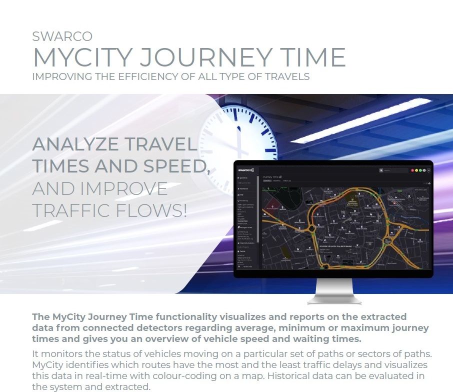SWARCO MyCity Journey Times 