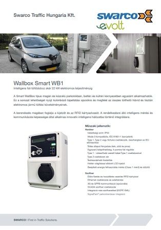 SWARCO Wallbox Smart