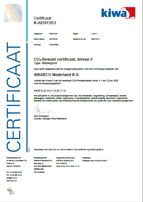 CO2 Bewust Certificate 2023