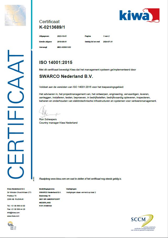 Certificaat ISO 14001:2015, K-0213689-1