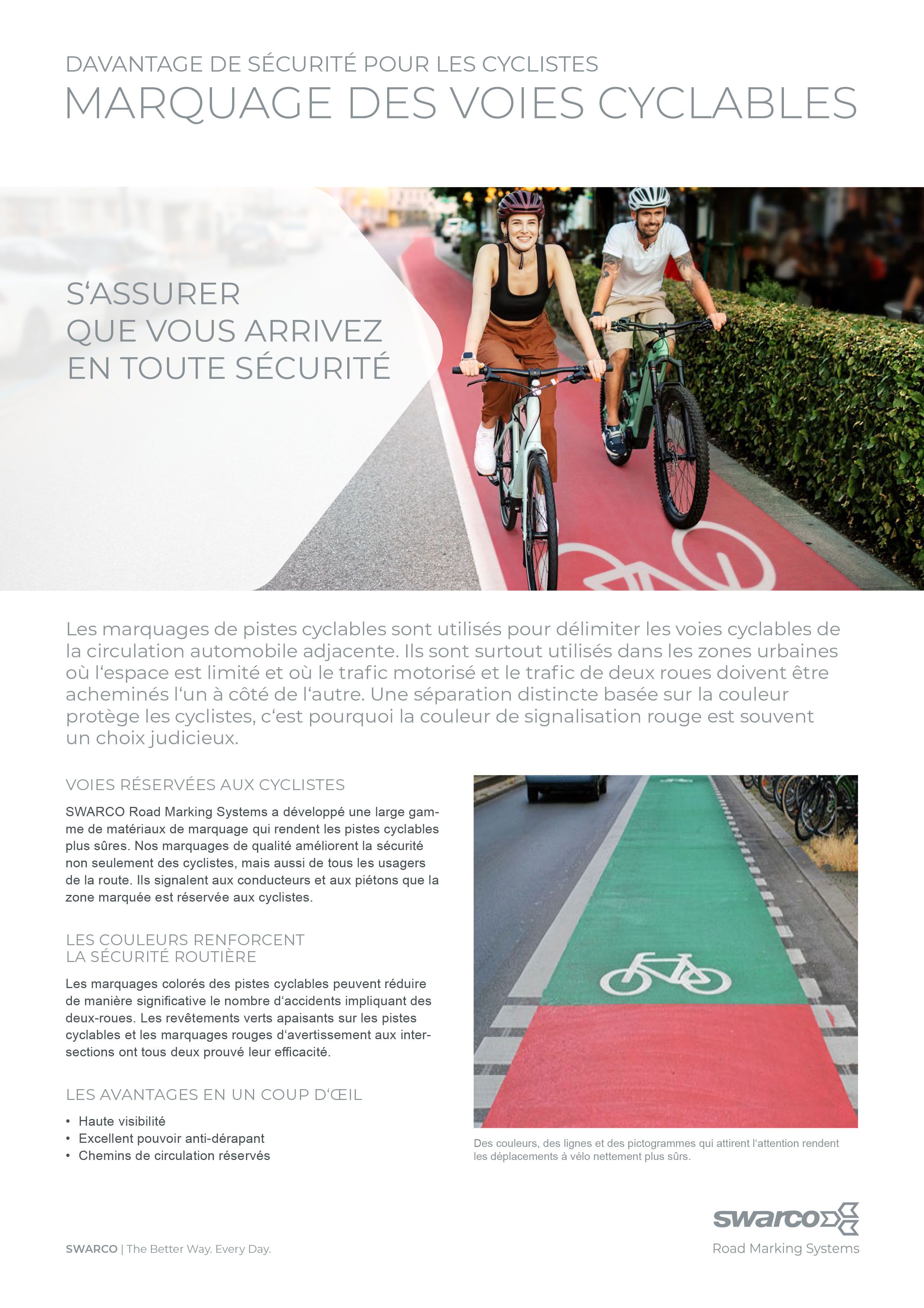 Bike Lane Markings Flyer FR