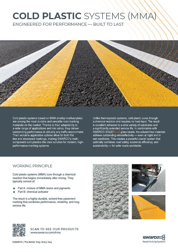 Cold Plastic Systems (MMA) Flyer