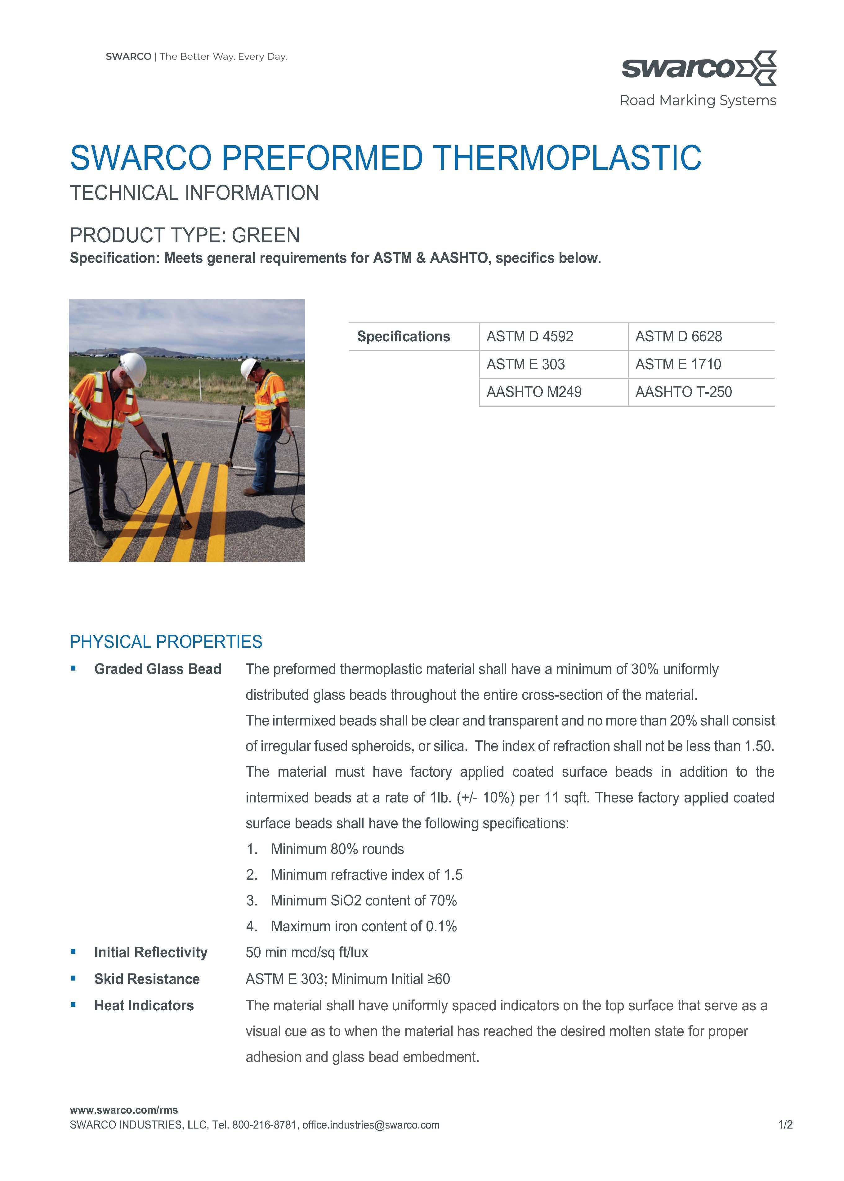 Technical Datasheet - Green