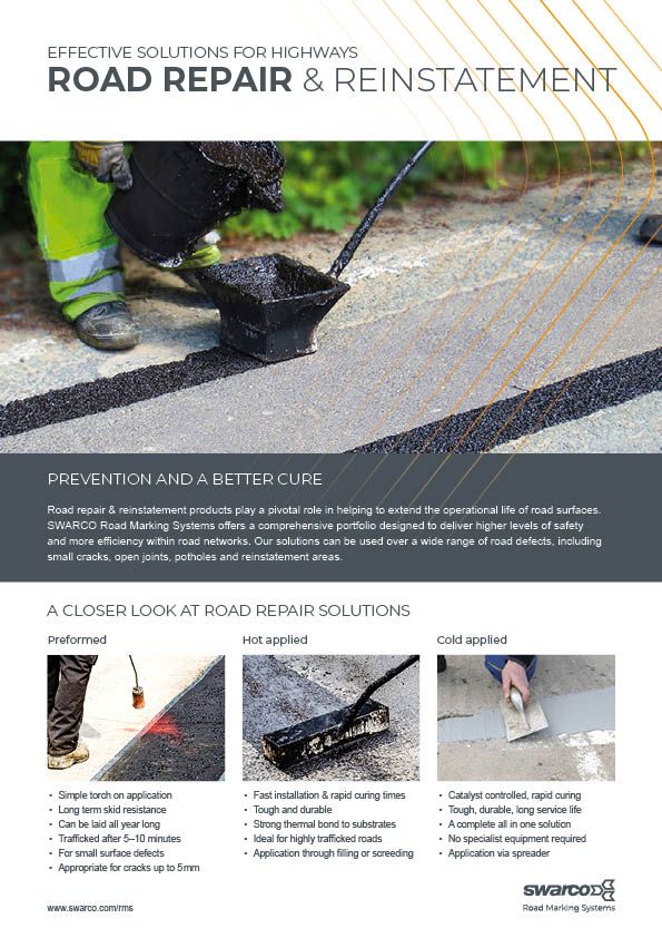 Road Repair and Reinstatement Flyer