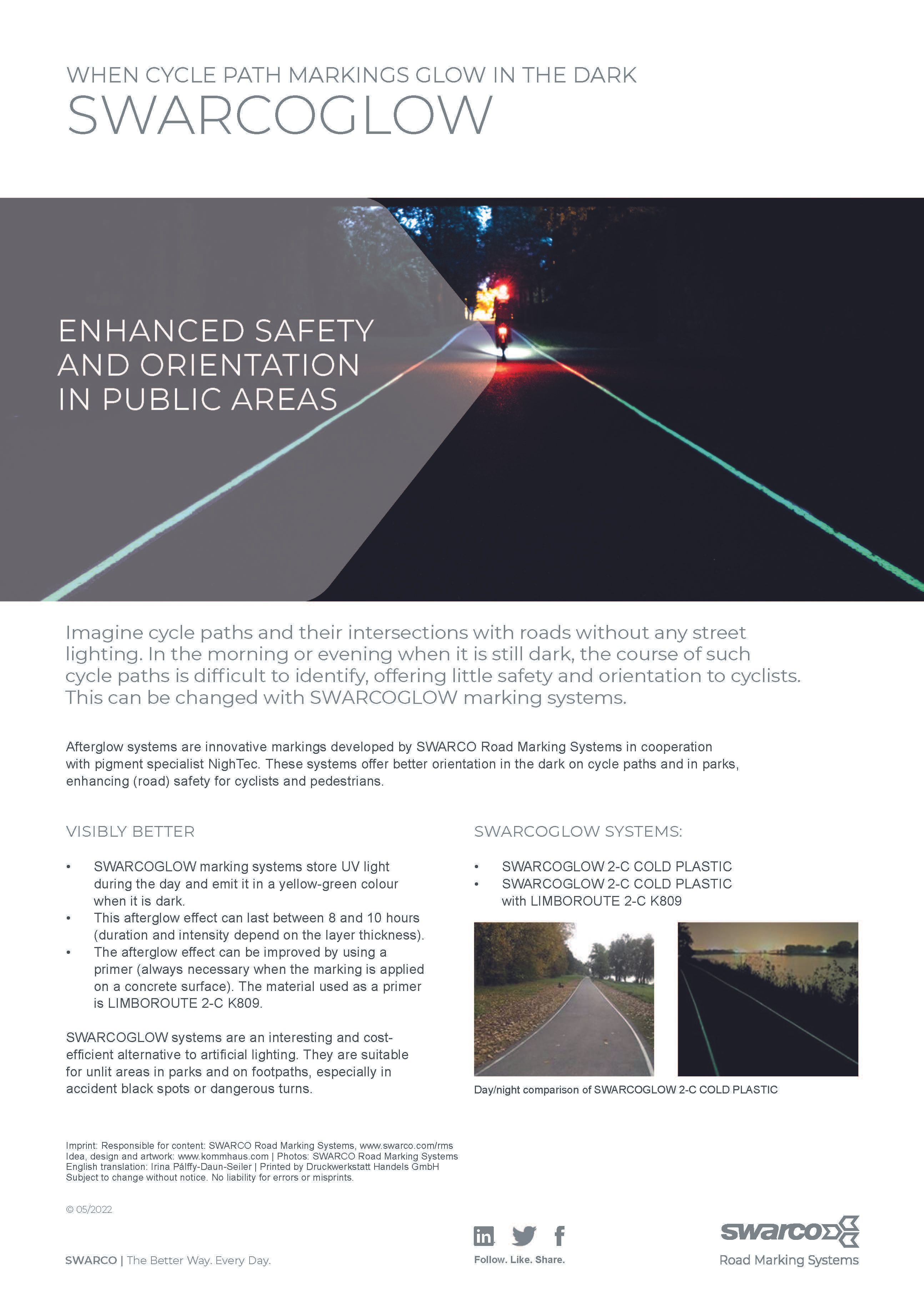 Afterglow Systems Cycle Paths Flyer