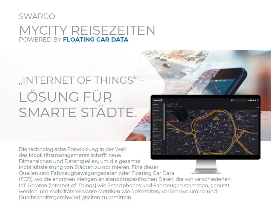 SWARCO MyCity Reisezeiten FCD_Datenblatt