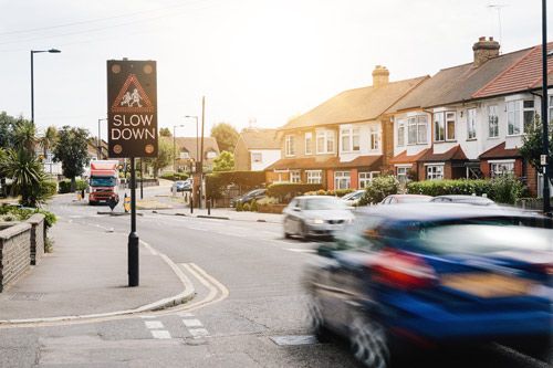 Alert drivers of the hazards around schools