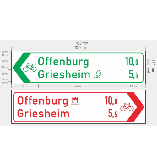 BICYCLE ROUTE SIGNS