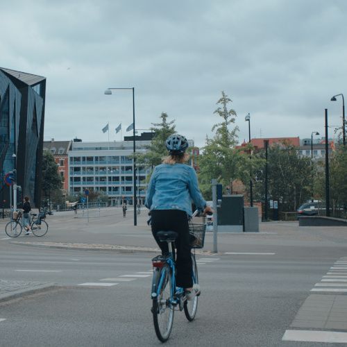 Smart cykelvägskylt