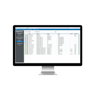 Screen showing MyCharge Control system