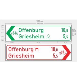 BICYCLE ROUTE SIGNS