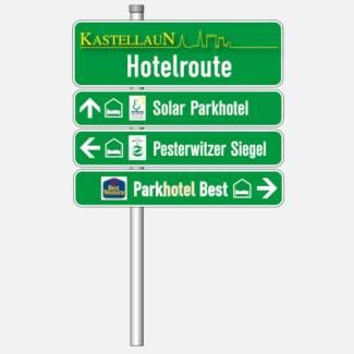 HOTELROUTE SIGNS 