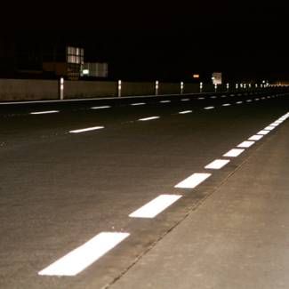 Road at night