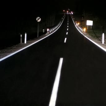 permanent pavement markings